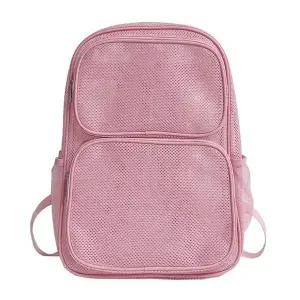 백팩 물놀이가방 초경량 스포츠 메쉬 백팩(핑크)