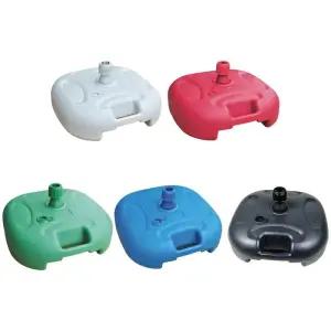 헤비 듀티 파티오 우산 베이스 스탠드 물로 채워진 텐트 태양 쉘터 파라솔 폴 거치대 마당 야외 낚시