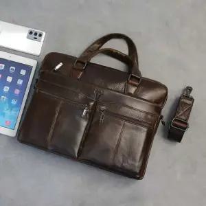 블루마운트 7619 소가죽 남자 서류가방 크로스백 가방 소가죽