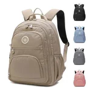 민데사 DBZ8703 심플 캐주얼 생활방수 여성 백팩 민데사