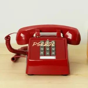 홈 오피스 금속 벨소리 골동품 고정 전화 호텔 빈티지 휴대용 레트로 클래식