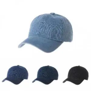 심플 데님 청 볼캡 야구모자 KR1615