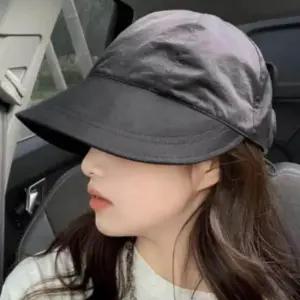 캐주얼 와이드 벙거지 여성 데일리 모자 얼굴소멸 코디