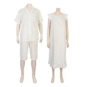 [갤러리아] [바바라] 홈웨어 플라워 크레이프 원피스 잠옷 세트 AGW4629L AMP4629S