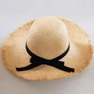 여자 여름 자외선차단 여성 봄 준캡 밀짚모자 모자 가을 블랙리본 버킷햇 모자