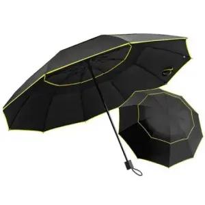 메모리 이중 방풍 완전 자동 3단 대형 우산 125cm 이중방풍 튼튼한 10골살대