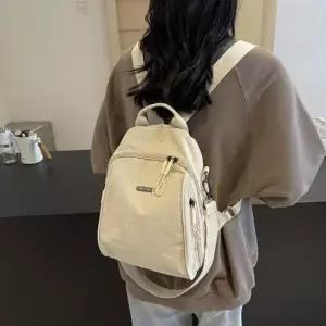 컴팩트 지퍼 포켓 슬림 수납 스트랩조절 데일리 백팩 6SS