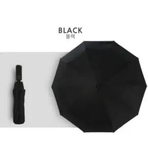 우산 블랙 3단 경량 블랙 3단 여행용 여름 자동 휴대용 우산