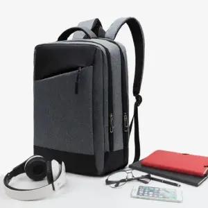 스마트 심플 캐주얼 백팩 방수 노트북수납 가방