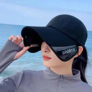 날개 메쉬캡 슬라이드 통기성모자 선캡 야외활동모자 여름모자 스포츠모자