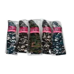 미끄럼방지 신축 남성 장목 요술버선 5켤레 긴양말