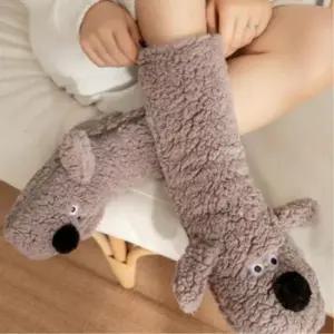 두꺼운양말 임산부선물 털양말 산모 두꺼운 두툼한 학생 긴목 수면양말