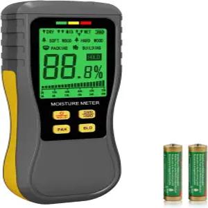 핀리스 수분 측정기 디지털 목재 건식 벽체 건축 자재용 비파괴 유도 감지기 읽기 쉬움 및 세 가지 색상
