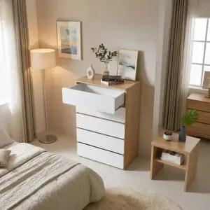 E0등급 LPM 모디트 대형 800 5단서랍장 서랍장 혼수 원룸