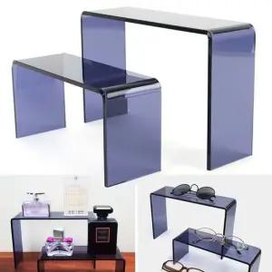 ㄷ형 스모그 아크릴 진열대 화장품 소품 디피용 선반