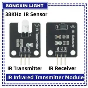 SONGXIN IR 적외선 송신기 모듈 IR 디지털 적외선 리시버 센서 모듈 Arduino 전자 빌딩 블록용 38khz