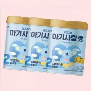 남양유업 아기사랑수 2단계 800g X 3캔 4311011