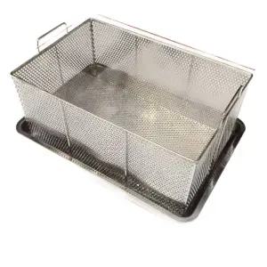 스텐 바스켓 와이어 과일 스테인리스 사각 바구니 철망