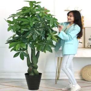 인조 나무 머니 트리 장식품 플라스틱 분재 관상목