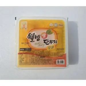 얇은 단무지 2.5 kg 반달 웰빙단무지 1mm 그래도푸드