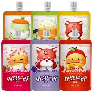 아람농장 어린이 음료 아기 주스 딸기 사과 포도 7가지맛 10+10+10