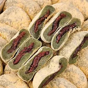 [푸르젠][팜투맘] 굳지않고 쫀득한 콩고물 쑥떡 1.3kg (55g 24개입)