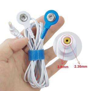 Tens EMS 마사지 전극 와이어 근육 를위한 2 방향 4 라인 케이블 연결 젤 패드