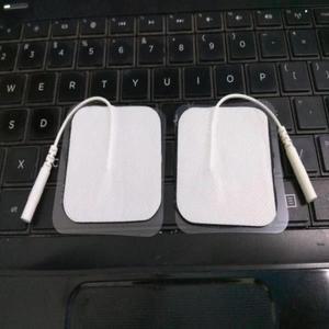 EMS 교체용 전극 패드, 펄스 마사지 7000, 유닛, 기계용 흰색 천, 50 개