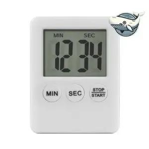 학생 공부 타이머 알림기능 간편한 화이트 타이머 스톱워치 수능 필수품 연습 시간분배