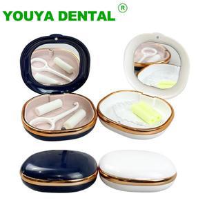 휴대용 치아 보호기 케이스 틀니 보관함 교정기 용기 정리함