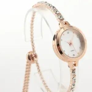 큐빅 슬라이드 밴드 팔찌 손목시계 화이트) DP73139 디지털시계 전자시계 손목시계