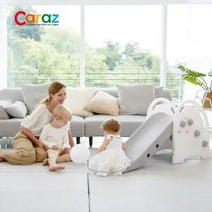 [카라즈] 공룡 2in1 미끄럼틀 유아미끄럼틀 변형미끄럼틀