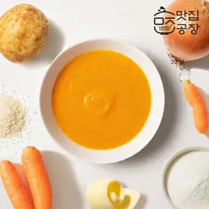 [맛집공장][3팩구성] 맛집공장 숲숩 저당 당근 누룩 쌀 수프 180g 3팩(팩당135kcal)