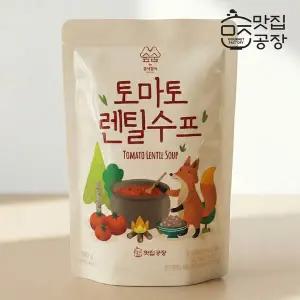 [맛집공장] 숲숩 저당 토마토 렌틸 쌀 수프 180g(팩당135kcal)
