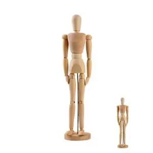 (옵션 목각인형-대)원목 구체 관절 목각인형 30cm 관절모형 데생인형