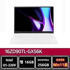 LG그램 16ZD90TL-GX56K i5 루나레이크 가벼운 사무용 노트북 Win11설치