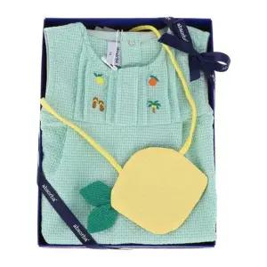 [갤러리아] (압소바출산,백일,말띠,아기외출복)리플우주복가방세트(A13-22203)