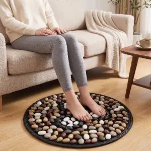 자연석 발마사지기 발지압 매트 지압 발바닥 마사지기