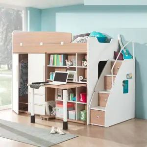 [신세계라이브쇼핑]버터 벙커침대 수납계단형 A세트 MD5269 (수도권무배)