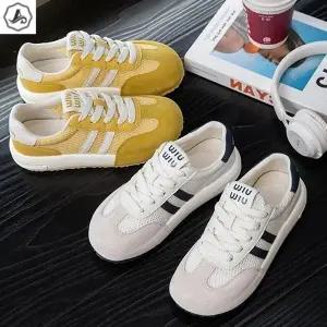 [애슬릿] 메쉬 운동화 사이드 라인 배색 레이스업 발편한 단화