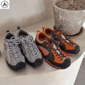 [애슬릿] 가죽 스니커즈 메쉬 레이스업 발편한 콤비 배색 운동화