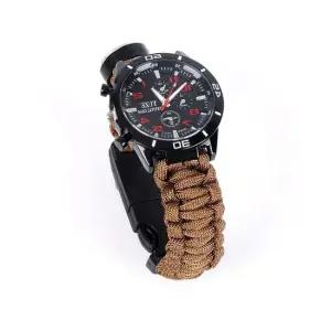 베이지 시계 생존키트 서바이벌 생존팔찌 레져용시계