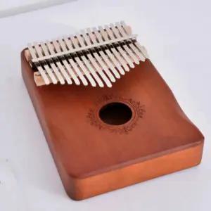 칼림바 17음계 마호가니 민속악기 건반 카림풀세트 17음 17 엄지피아노 각인 입문용 음향목 오르골