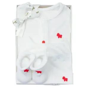 [갤러리아] *출산,백일,임신축하*하티슬림57우주복,비니모,양말세트(07T317509 3)