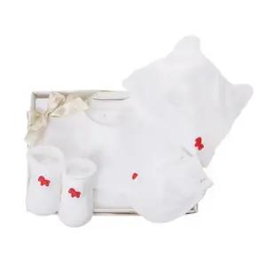 [갤러리아] (임신축하/출산)하티배내수트3PCS SET/비니모/양말(07T3179060외 2종)