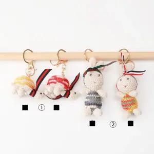 [하프클럽/]뜨게 토끼 거북이 키링