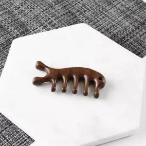 두피 지압 마사지 우드 괄사 얼굴 승모근 릴렉스 리프팅 다리