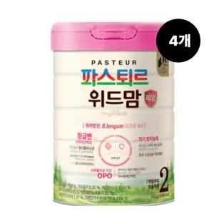 파스퇴르 위드맘 제왕 분유 2단계 750g 4개