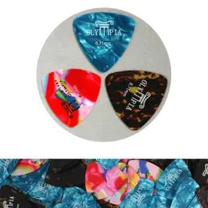 0.71mm Cjf30 통기타피크 봉지(100개) 악기소품 연주용 연습 액세서리 디자인 기타용 악세사리