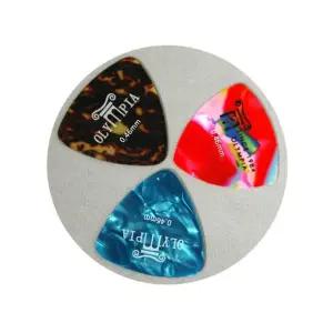 봉지(100개) Cjf60 0.46mm 통기타피크 일렉기타소품 연주용 연습 액세서리 디자인 기타용 악세사리